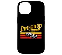 Custodia per iPhone 14 Retro Eighties Pinewood Derby Cub Scouts 80's Sunset Vibe