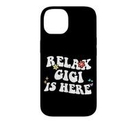 Custodia per iPhone 14 Retro Groovy Relax GIGI Is Here Funny Mother's Day Nome
