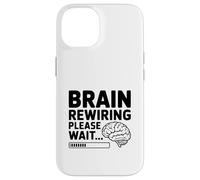 Custodia per iPhone 14 Ricablaggio del cervello Attendere prego Mindfulness Humor