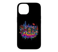 Custodia per iPhone 14 Ricordo dell'orizzonte della città di Hanoi - Graffiti