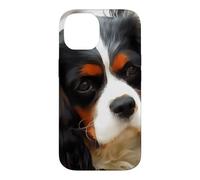 Custodia per iPhone 14 Ritratto Di Un Re Carlo Cavalier Spaniel