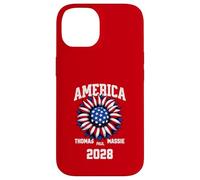Custodia per iPhone 14 Ron Paul Thomas Massie Election 2028 President American Flag