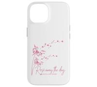 Custodia per iPhone 14 Rose Away The Day Summer Patio Wine Bevitore Carino Vino Lover