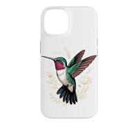 Custodia per iPhone 14 Ruby-Throated Hummingbird Garden Bird Birder