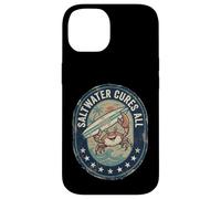 Custodia per iPhone 14 Saltwater Cures All Surfing Crab Beach Ocean
