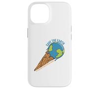 Custodia per iPhone 14 Salva la Terra, Solo Luogo Con Gelato, Pace Nessun pianeta B