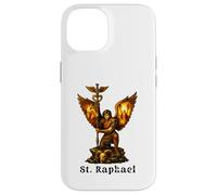Custodia per iPhone 14 San Arcangelo Raffaele Arte Cristiana Fede