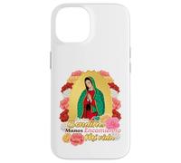 Custodia per iPhone 14 Santa María de Guadalupe, La Morenita del Tepeyac