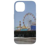 Custodia per iPhone 14 Santa Monica Pier Ruota panoramica e Rollercoaster