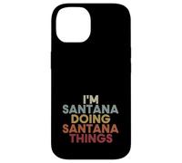 Custodia per iPhone 14 Santana Name Santana Personalized Name First Given