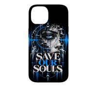 Custodia per iPhone 14 Save Our Souls - Abbigliamento tecnico in stile techno
