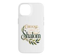Custodia per iPhone 14 Scegli Shalom Biblical Peace Christian Faith Olive Branch