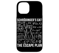 Custodia per iPhone 14 Schrodinger Cat Escape Plan Fisica Quantistica Gatto