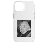 Custodia per iPhone 14 Scienziato geniale Tongue Out 1951 - Retro Fisica Leggenda Arte