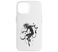 Custodia per iPhone 14 Scimmia Mistica Notte Luna Crescente