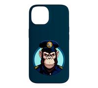 Custodia per iPhone 14 Scimmie della polizia
