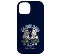 Custodia per iPhone 14 Scotch Terrier Cani Tazza Amore Caffè Bandiera Scozia