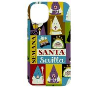 Custodia per iPhone 14 Settimana Santa Siviglia Nazarenos Kawaii