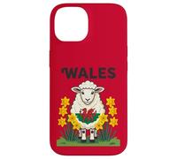 Custodia per iPhone 14 Sheep Support Galles St Davids Day Design