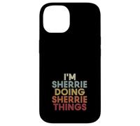 Custodia per iPhone 14 Sherrie Name Sherrie Personalized Name First Given