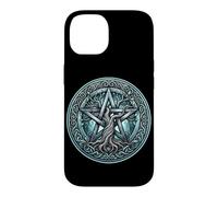 Custodia per iPhone 14 Simbolo della strega Wicca Wiccan Capodanno pagano Benedetto Samhain