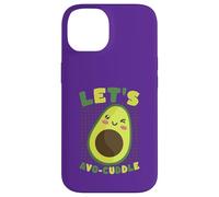 Custodia per iPhone 14 Simpatico gioco di parole Let's Avocado Cuddle