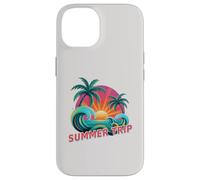 Custodia per iPhone 14 Simpatico VIAGGIO ESTIVO Tutte le ragazze Vacanze Che succede Spiagge Famiglia