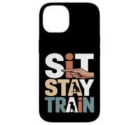 Custodia per iPhone 14 Sit Stay Train Dog Obbedience Trainer