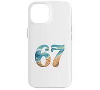 Custodia per iPhone 14 Six SSix Seven Beach Summer Waves Fun Ragazze Bambini Uomo
