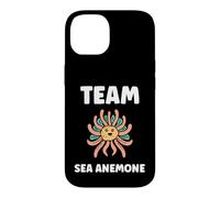 Custodia per iPhone 14 Small Cute Minimalist Simple Sea team sea Anemone
