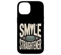 Custodia per iPhone 14 Smile Straightener Ortodontista Bretelle Umorismo