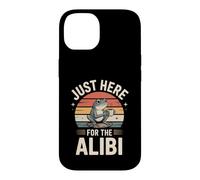 Custodia per iPhone 14 Solo qui per The Alibi Frog Retro