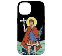 Custodia per iPhone 14 St Expeditus Expedite Expedito Hodie Cattolico Saint Spartan
