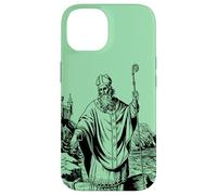 Custodia per iPhone 14 St Patrick Catholic Saint Patricks Day Snakes Irlanda