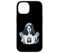 Custodia per iPhone 14 St Veronica Velo Volto Santo Devozione Cattolica Santo Nome Gesù