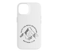 Custodia per iPhone 14 Stampa fronte e retro Christian Faith Can Move Mountains