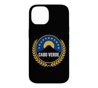 Custodia per iPhone 14 Stemma del patrimonio dell'isola degli squali blu di Capo Verde