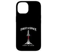 Custodia per iPhone 14 Storia del razzo cosmonauta dello Sputnik della guerra fredda della corsa allo spazio
