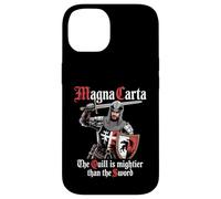 Custodia per iPhone 14 Storia Medievale Magna Carta Parlamento E Diritti Civili