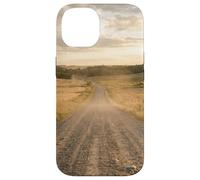 Custodia per iPhone 14 Strada di ghiaia rurale Campagna Scenic Winding Path
