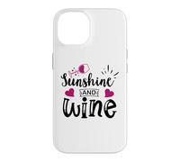 Custodia per iPhone 14 Sunshine & Wine Book Club Merch,Read Between the Wines Women