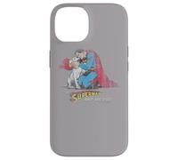 Custodia per iPhone 14 Superman and His Dog