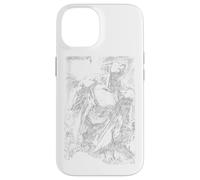 Custodia per iPhone 14 Superman Exploding Space Sketch