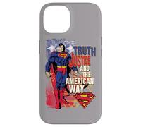 Custodia per iPhone 14 Superman Truth Justice