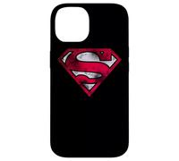 Custodia per iPhone 14 Superman War Torn Shield Logo
