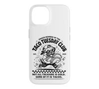 Custodia per iPhone 14 Taco Tuesday Club Divertenti carlini e amanti del cibo