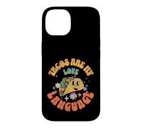Custodia per iPhone 14 Tacos Are My Love Language Cibo messicano Taco Lover Outfit
