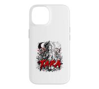 Custodia per iPhone 14 Tara Dea buddista Lotus Moon Phases Meditazione