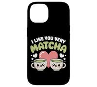 Custodia per iPhone 14 Tè Matcha Che Dice Tè Verde I Like You Very Matcha