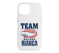 Custodia per iPhone 14 Team Balena Bianca Democrazia Cristiana Vintage